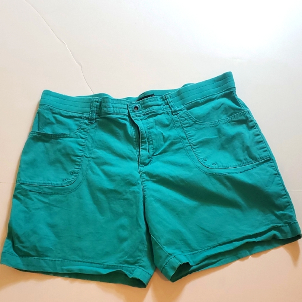 Lee Green Cargo Shorts Sturdy Cotton Twill